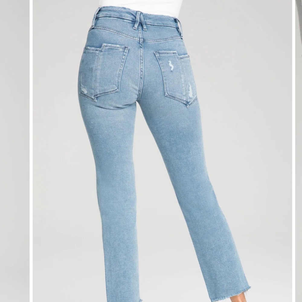 Good American Good Straight Split Pocket